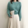 Casual Pullovers Minimalist Knitted Elegant Sweaters - Image 4