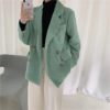 Chic Corduroy Loose Double-breasted femininas Blazer - Image 10