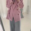 Chic Corduroy Loose Double-breasted femininas Blazer - Image 16