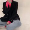 Chic Corduroy Loose Double-breasted femininas Blazer - Image 21