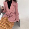 Chic Corduroy Loose Double-breasted femininas Blazer - Image 23