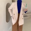 Chic Corduroy Loose Double-breasted femininas Blazer - Image 32