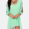 Chiffon Loose Fit Mini Dress