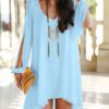 Chiffon Loose Fit Mini Dress - Image 10