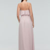 Chiffon Maxi Wedding Party Backless Straps A Line Occasion Bridesmaid Dress - Image 2