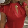 Choker Neckline Blouse
