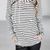 Classic Hooded Sweatshirt with Thumb Holes - Image 11