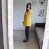 Double-breasted V Neck Two Pockets Office Lady Fashion Blazer - Image 4