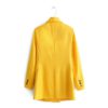Double-breasted V Neck Two Pockets Office Lady Fashion Blazer - Image 7