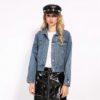 Drop Shoulder Jeans Cropped Street wear Denim Jacket