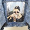 Drop Shoulder Jeans Cropped Street wear Denim Jacket - Image 10