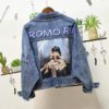 Drop Shoulder Jeans Cropped Street wear Denim Jacket - Image 7