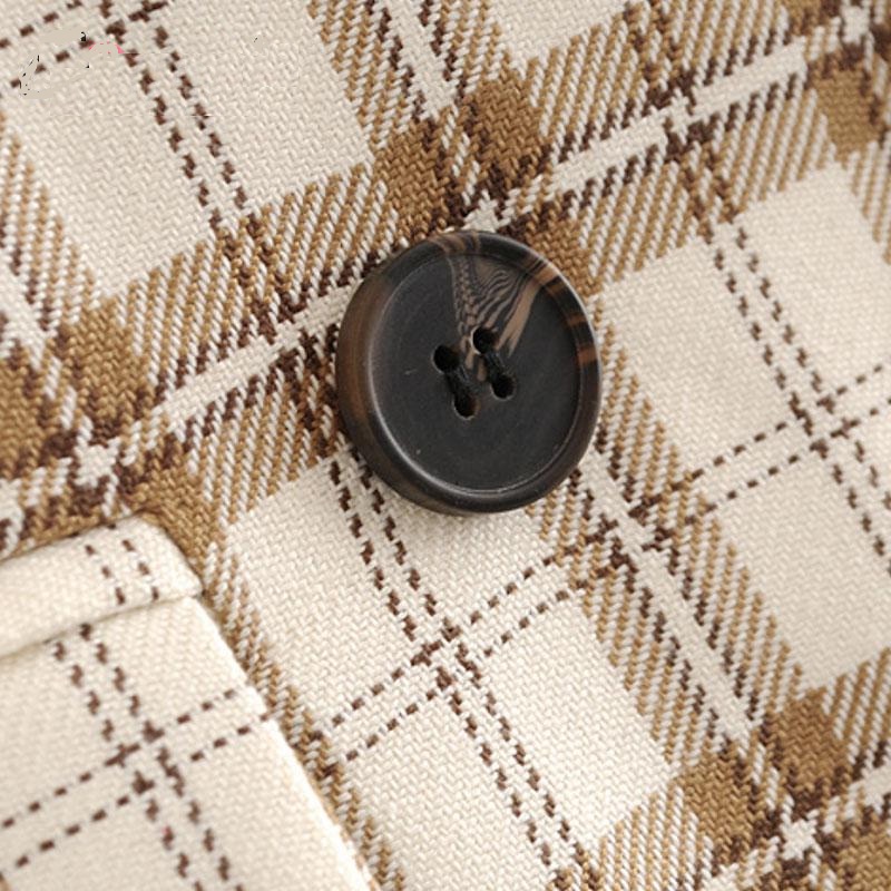 Elegant Long Sleeve Fashion Plaid Blazer - Image 12