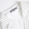 Elegant Pocket Tripe Button High Fashion Long Blazers Dress - Image 6