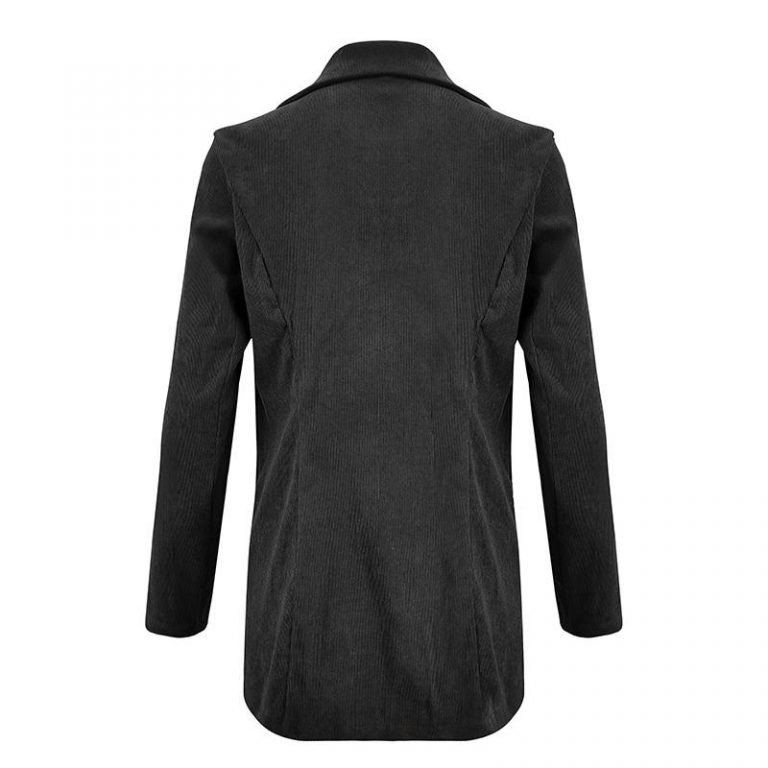 Fashion Corduroy Long Sleeve Thin High Street Blazer - Image 18