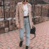 Fashion Double Breasted Classic Plaid Blazer - Image 3