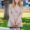 Fashion Double Breasted Classic Plaid Blazer - Image 4