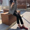 Fashion Double Breasted Classic Plaid Blazer - Image 6