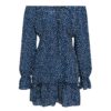 Fashion Off Shoulder Long Sleeves High Waist Mini Dress - Image 6