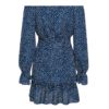 Fashion Off Shoulder Long Sleeves High Waist Mini Dress - Image 7