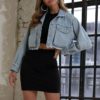 Fashion Tassel  Street wear Short Denim Jackets - Image 3