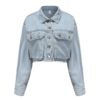 Fashion Tassel  Street wear Short Denim Jackets - Image 7