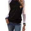 Feminine Lace Sleeves Sweatshirt - Image 5