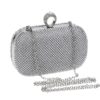 Finger Ring Diamonds Chain Shoulder Clutch