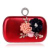 Finger Ring Diamonds Flower Metal Day Clutches - Image 5