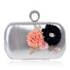 Finger Ring Diamonds Flower Metal Day Clutches - Image 4
