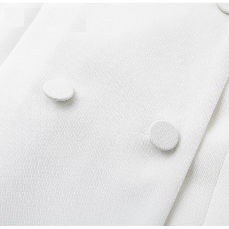 Flare Sleeve Lace Cuff Feminino V-Neck Plus Size Blazer - Image 11