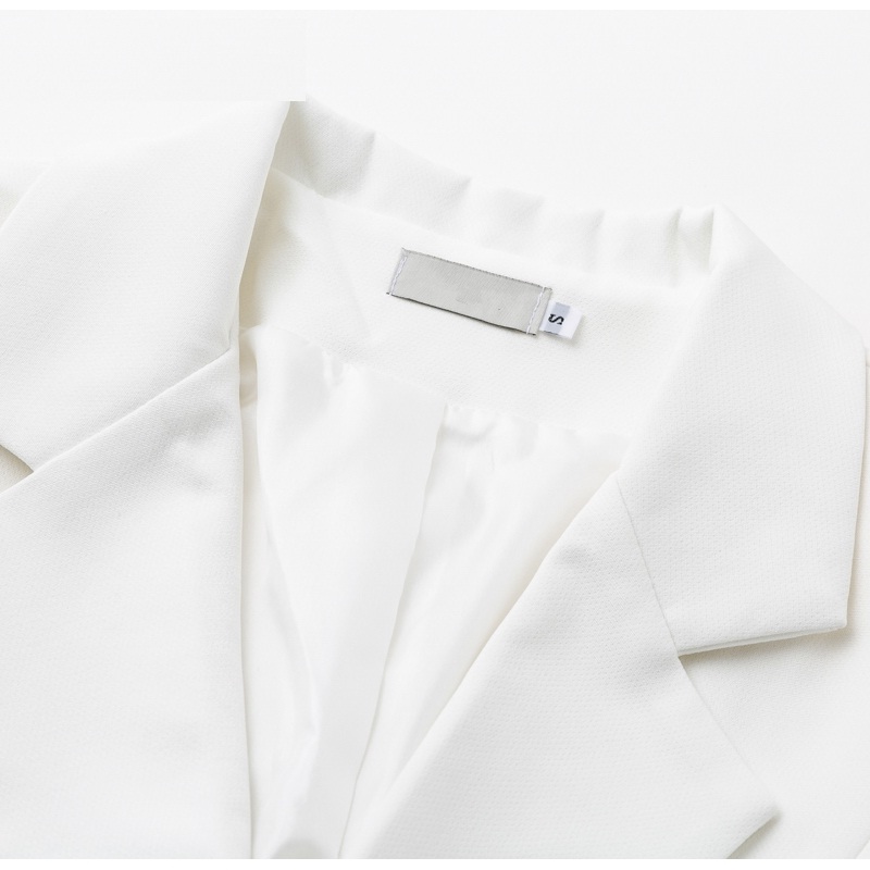 Flare Sleeve Lace Cuff Feminino V-Neck Plus Size Blazer - Image 9