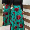 Floral Printed Long Sleeves Maxi Dress - Image 3