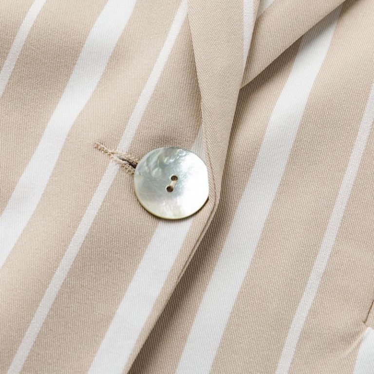High Fashion Stripe Turm Down Casual Blazer - Image 13