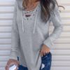 Laces and Grommets Casual Top - Image 4