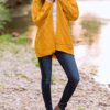 Long Cable Knit Sweater - Image 2