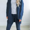 Long Cable Knit Sweater - Image 5