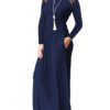 Long Sleeve Casual Attire Maxi Dress - Image 2