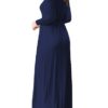 Long Sleeve Casual Attire Maxi Dress - Image 3