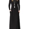 Long Sleeve Casual Attire Maxi Dress - Image 9