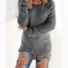 Long Sleeve Loose Fitting Sweater - Image 11