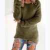 Long Sleeve Loose Fitting Sweater - Image 12