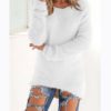 Long Sleeve Loose Fitting Sweater - Image 5
