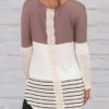 Long Sleeve Wide Round Neckline Blouse - Image 3