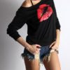 Long Sleeved Lipstick Logo Sweatshirt - Image 4