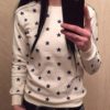 Long Sleeved Star Themed Sweatshirt