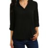 Long Sleeved V Neck Shirt - Image 4