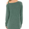 Long Sleeves Cold Shoulder Top - Image 2