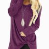 Long Sleeves Knotted Casual top - Image 13