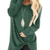 Long Sleeves Knotted Casual top - Image 4